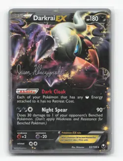 Pokemon TCG - Darkrai EX 63/108 HP Ultra Rare World Championship Decks - Image 1