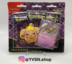 Pokemon Paldean Fates Tech Sticker Collection Fidough Promo Sealed x 1 - Image 1