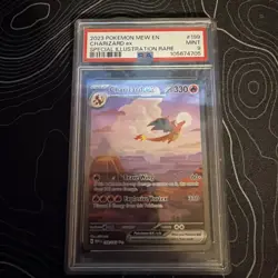 Pokemon 2023 Charizard ex 199 Full Art SIR Scarlet & Violet 151 GEM MINT PSA 9 - Image 1