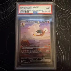 Pokemon 2023 Charizard ex 199 Full Art SIR Scarlet & Violet 151 GEM MINT PSA 9 - Image 3