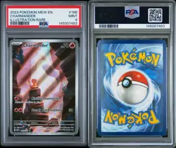 2023 POKEMON MEW EN-151 ILLUSTRATION RARE #168 CHARMANDER PSA 9 - Image 3