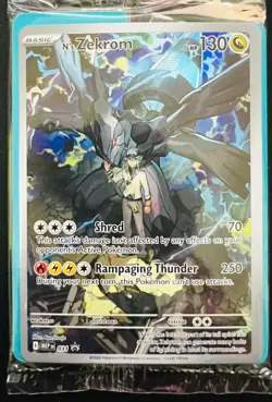 N's Zekrom 031 ME: Mega Evolution Promo NM Pokemon TCG Promo Playset Sealed - Image 1