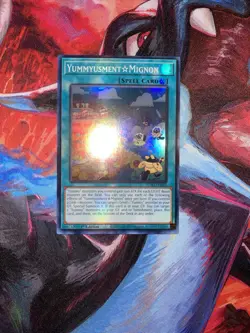 Yugioh! Yummyusment Mignon JUSH-EN023 Super Rare 1st Edition Near Mint - Image 1