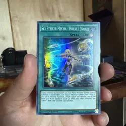 Yugioh Sky Striker Mecha - Hornet Drones DASA-EN033 1st Edition Super Rare - Image 1
