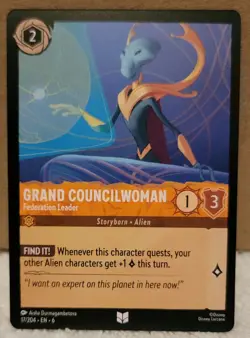 Disney Lorcana TCG - Grand Councilwoman Federation Leader - 17/204 NM - Image 1