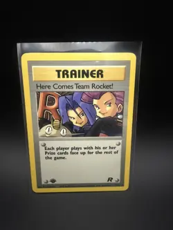 Here Comes Team Rocket 71/82 1st Edition Team Rocket Non Holo Pokemon Card - Image 2