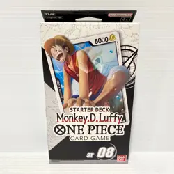 One Piece Card Game Starter Deck: Monkey D. Luffy (ST-08) - Factory Sealed - Image 1