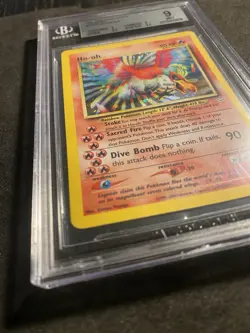 Ho-oh 7/64 holo ENG 🇬🇧 Neo Revelation Mint Pokemon Card Beckett 9 📩 - Image 5