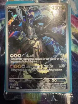 N’s Zekrom Promo 031 Black Star Promo Card Pokemon TCG Near Mint - Image 2