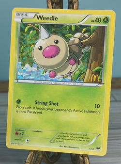 Pokemon Weedle – McDonald’s Promo 2014 #1/12 – Trading Card TCG - Image 1