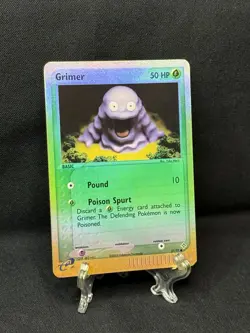 Pokemon Grimer Card 57/97 Reverse Holo EX Dragon Very Light Play NM 👀👀 - Image 1