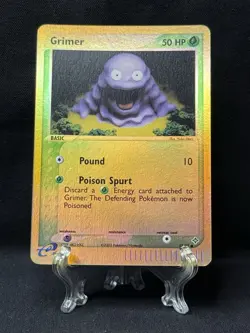 Pokemon Grimer Card 57/97 Reverse Holo EX Dragon Very Light Play NM 👀👀 - Image 2