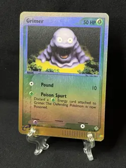 Pokemon Grimer Card 57/97 Reverse Holo EX Dragon Very Light Play NM 👀👀 - Image 3