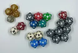 Lot of (23) MTG Magic the Gathering Spindown D20 Dice D10 Various Sets Promos - Image 1