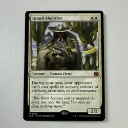 Wizards of the Coast Grand Abolisher Outlaws Big Score Mythic White Creature - Image 1