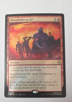 Blasphemous Act (Surge Foil) Commander: Teenage Mutant Ninja Turtles Foil - Image 1
