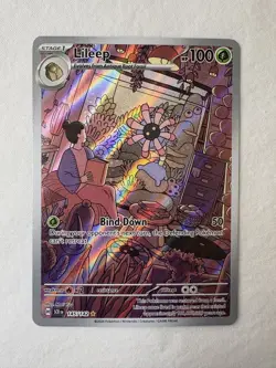 ENG Pokemon TCG – Lileep (145/142) ILLUSTRATION RARE NM/M Pack Fresh - Image 2