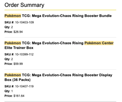 (PRESALE) Pokemon TCG: Mega Evolution Chaos Rising Booster Display Box 36 Packs - Image 2