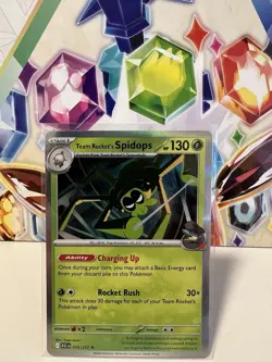 Team Rocket’s Spidops 019/217 Holo Rare - Pokemon TCG Ascended Heroes - NM - Image 1