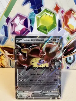 Team Rocket’s Kangaskhan ex 162/217 Double Rare - Pokemon TCG Ascended Heroes NM - Image 1