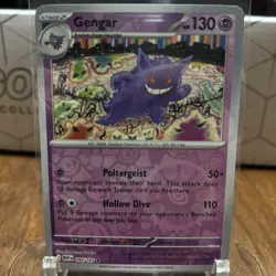 Pokemon TCG SV:151 Gengar #094/165 Rare Reverse Holo NM - Image 1