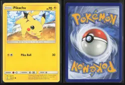 Pikachu 54/214 Common Unbroken Bonds Pokemon Moderately Played - Image 3