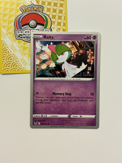 Ralts 067/195 2023 Pokemon World Championships Deck Variant Silver Tempest E - Image 1