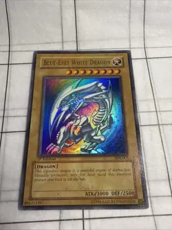 Blue-Eyes White Dragon SDK-001 1st Edition North American English Misprint - Image 1