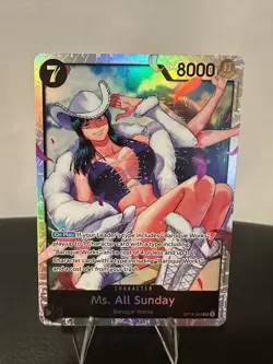 Ms. All Sunday OP14-084 The Azure Sea's Seven SR Foil One Piece - Image 1