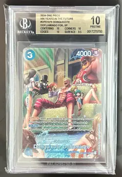 BGS 10 Pristine One Piece OP01073 Donquixote Doflamingo Special Alt Art English - Image 1
