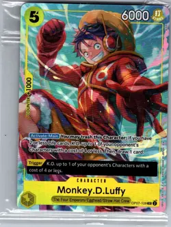 Sealed Monkey.D.Luffy (Illustration Box Vol.3) OP07-109 English One Piece - Image 1