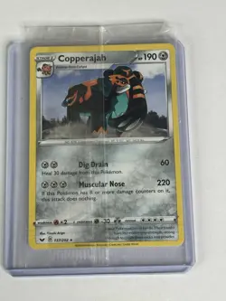 2020 Pokemon Copperajah 137/202 Rare Promo Card Sealed - Image 1