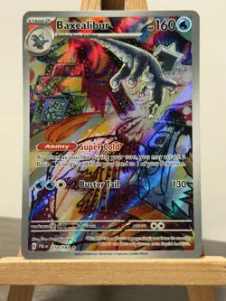 Pokemon TCG Baxcalibur Holo Illustration Rare Card Paldea Evolved 210/193 - Image 1