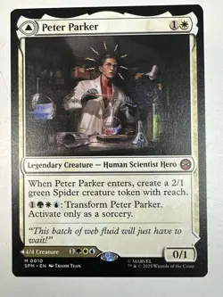 MTG Peter Parker NM Marvel's Spider-Man - Image 1