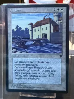 Italian Moat Fossato Legends LEG MTG Magic the Gathering 1st Edition NM - Image 3