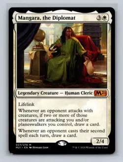 MTG Magic the Gathering Mangara, the Diplomat (27/417) Core Set 2021 LP - Image 1