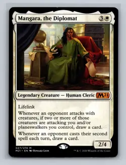 MTG Magic the Gathering Mangara, the Diplomat (27/417) Core Set 2021 LP - Image 3