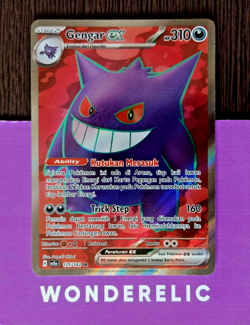 Gengar ex SV5S 175/142 SR Pokemon Scarlet & Violet Indonesia TCG CARD POKEMON - Image 1