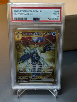 PSA 9 2023 Pokemon SV1a JP Quaquaval ex Ultra Rare #103 - Image 1