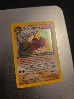 Pokemon Dark Dugtrio 1st Edition Holo Team Rocket 6/82 WOTC 2000 - Image 1