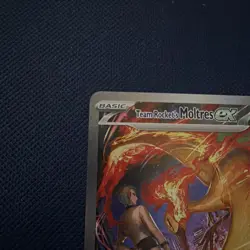 Pokemon TCG Team Rocket's Moltres EX 229/182 Destined Rivals SIR NM/MINT - Image 2