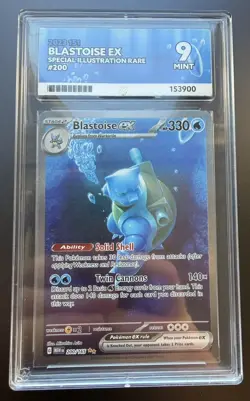 ACE 9 Blastoise Ex 200/165 | Special Illustration Rare | 151 | 2023 | Pokemon - Image 1