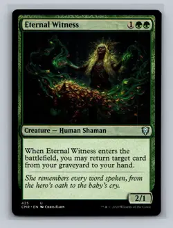MTG Eternal Witness Commander: Legends Regular Uncommon Magic The Gathering LP - Image 1