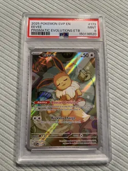 2025 Pokemon SVP EN EEVEE Prismatic Evolutions PSA Mint 9 - Image 1