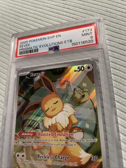 2025 Pokemon SVP EN EEVEE Prismatic Evolutions PSA Mint 9 - Image 2