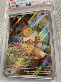 2025 Pokemon SVP EN EEVEE Prismatic Evolutions PSA Mint 9 - Image 3