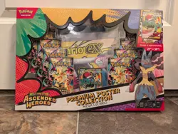 Pokemon TCG Mega Lucario Premium Poster Collection Ascended Heroes SEALED - Image 1