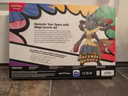 Pokemon TCG Mega Lucario Premium Poster Collection Ascended Heroes SEALED - Image 2
