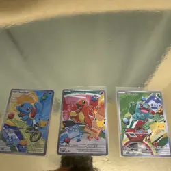 Pokemon TCG First Partner Illustration Collection Series 1 Kanto GEN 1 Set - Image 1