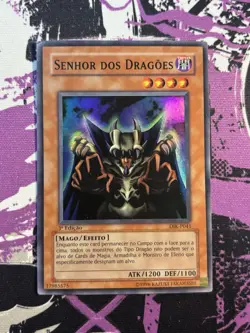 Yugioh Lord of D. DIK-P041 (SDK) Super Rare 1st Edition NM Portuguese - Image 1